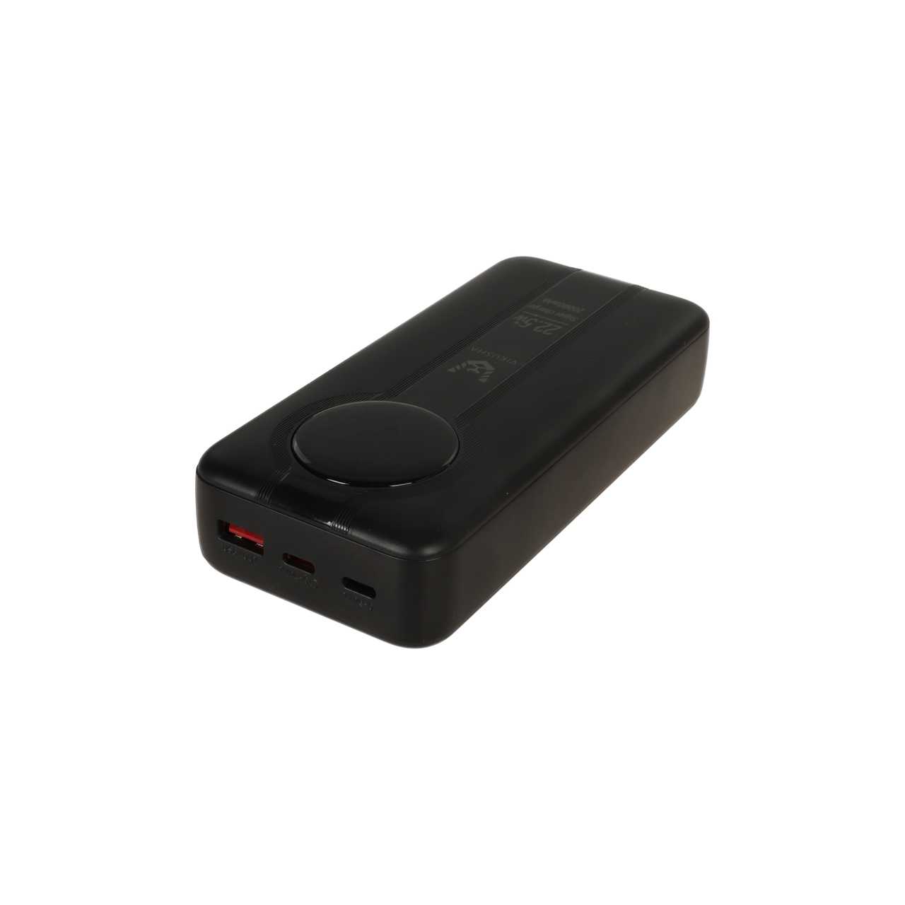 پاوربانک فست شارژ Vikusha 20000mAh مدل P110 22.5W - مشکی - SMO (گارانتی شش ماهه شرکتی)