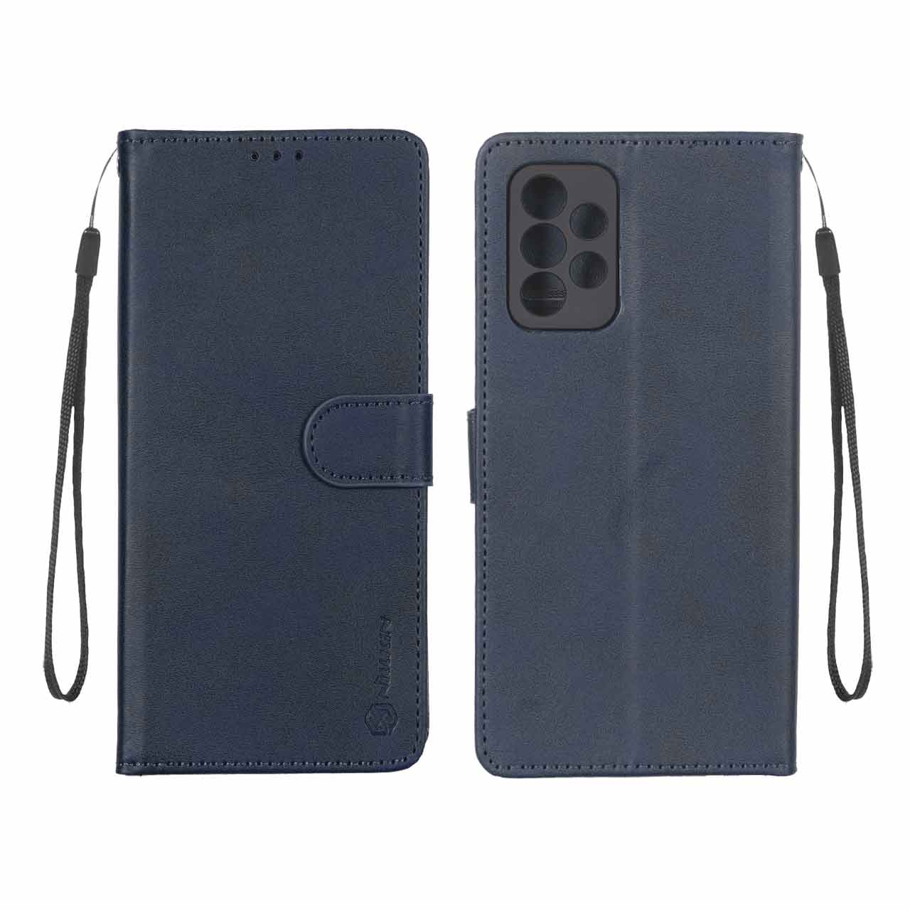 کیف موبایل مگنتی Nillkin مدل Samsung Galaxy A72 - سرمه ای