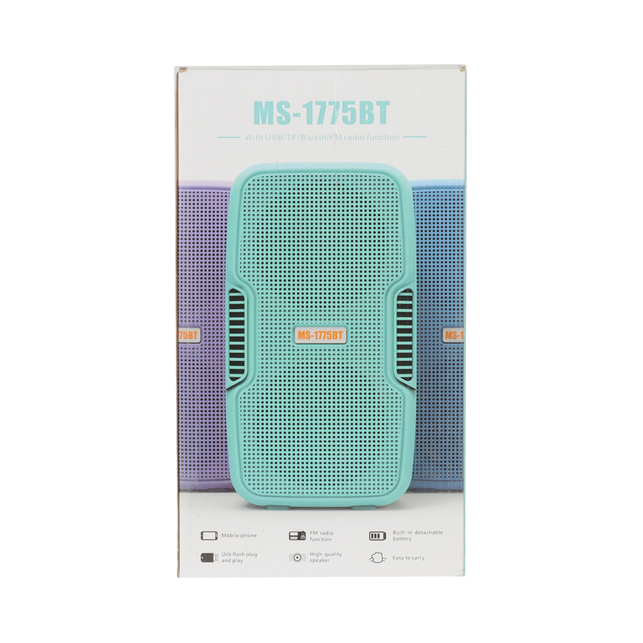 اسپیکر بی سیم مدل MS-1775BT - قرمز- BSA