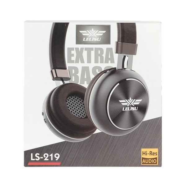 هدفون بی سیم LELISU مدل LS-219 - قهوه ای- BSA
