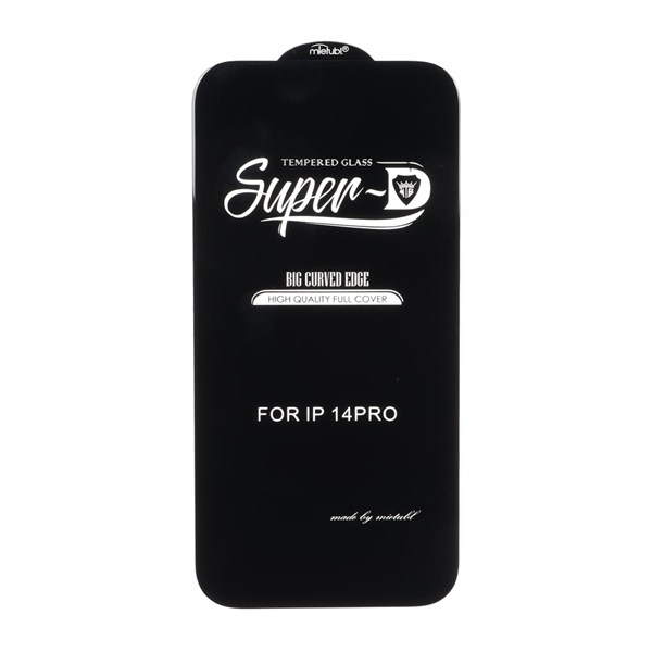 محافظ صفحه نمایش شیشه ای Full Cover Super D Mietubl مدل Apple iPhone 16 / iPhone 15 / iPhone 14 Pro