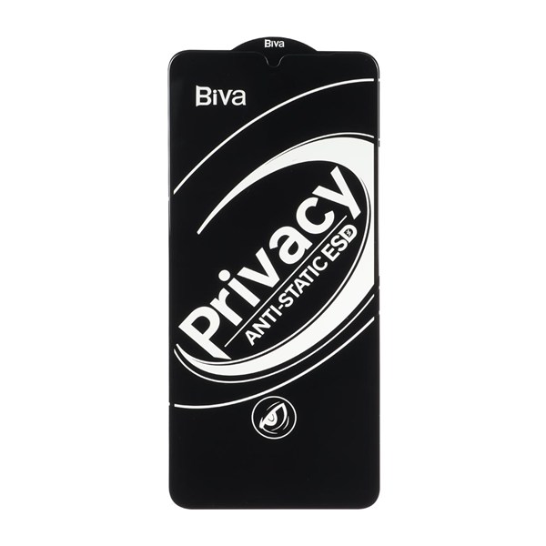 محافظ صفحه نمایش شیشه ای Full Cover Privacy Biva مدل Xiaomi Redmi 14C / Poco C75  / Poco C71 / Redmi A5 / Redmi A3 Pro / Redmi A4