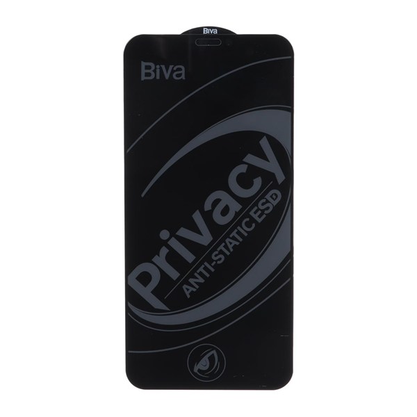 محافظ صفحه نمایش شیشه ای Full Cover Privacy Biva مدل Apple iPhone 11 Pro / iPhone XS / iPhone X