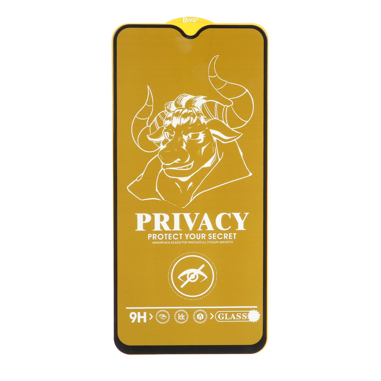محافظ صفحه نمایش شیشه ای Full Cover Privacy Biva مدل Xiaomi Redmi Note 8 / Redmi 8 / Redmi 8a