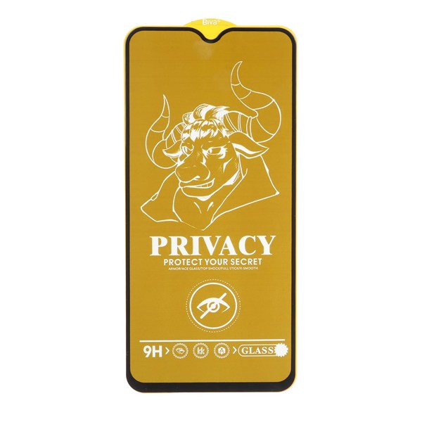 محافظ صفحه نمایش شیشه ای Full Cover Privacy Biva مدل Xiaomi Redmi Note 8 / Redmi 8 / Redmi 8a
