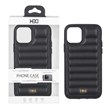 قاب اورجینال HDD چرم پافری طرح دوخت Apple iPhone 11 Pro - مشکی (پک دار)