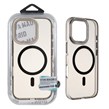 قاب اورجینال VIVA MADRID پشت سخت MagSafe لنز نگین دار Apple iPhone 16 Pro - مشکی (پک دار)