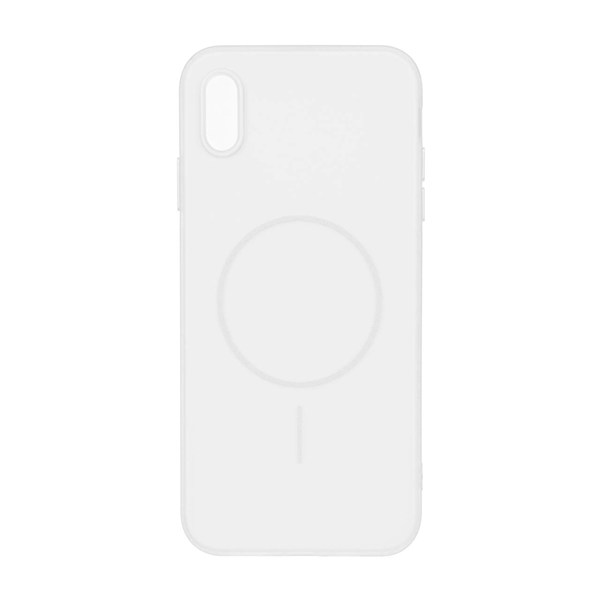 قاب دو لایه مات طرح مگ سیف Apple iPhone X Max / iPhone XS Max - سفید