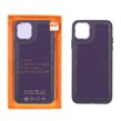 قاب اورجینال HDD برزنتی دور چرم دوخت دار Apple iPhone 11 Pro Max - بنفش (پک دار)