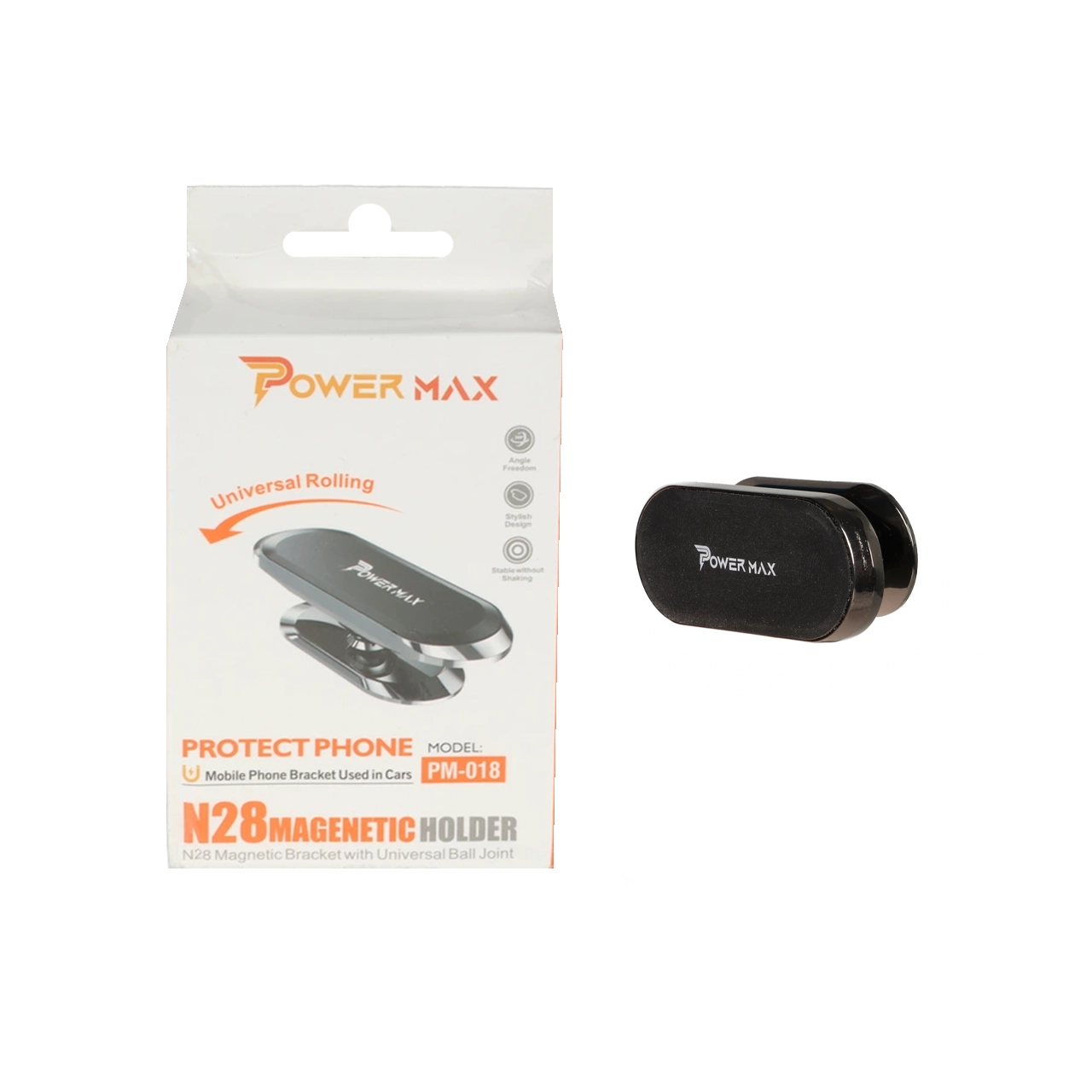 هولدر مگنتی گوشی موبایل Power Max مدل PM-018 - مشکی