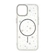 قاب Star شفاف طرح مگ سیف نگین دار Apple iPhone 13 / iPhone 14 - مشکی