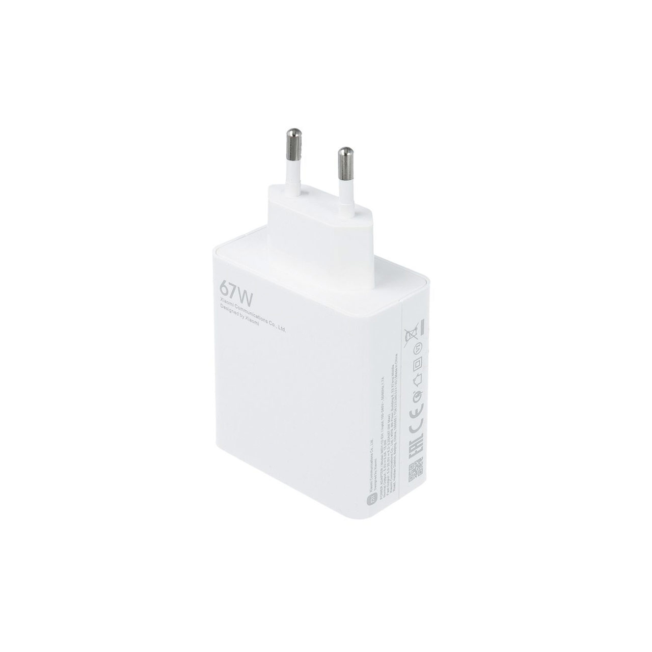 شارژر دیواری فست تک پورت Xiaomi مدل MDY-12-EH 67W - سفید - اصل چین