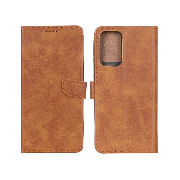 کیف چرمی موبایل مگنتی Xiaomi Redmi Note 10 Pro 4G / Redmi Note 10 Pro Max - عسلی
