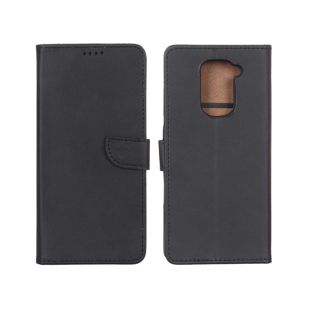 کیف چرمی موبایل مگنتی Xiaomi Redmi Note 9 / Redmi 10X 5G / Redmi 10X Pro 5G - مشکی