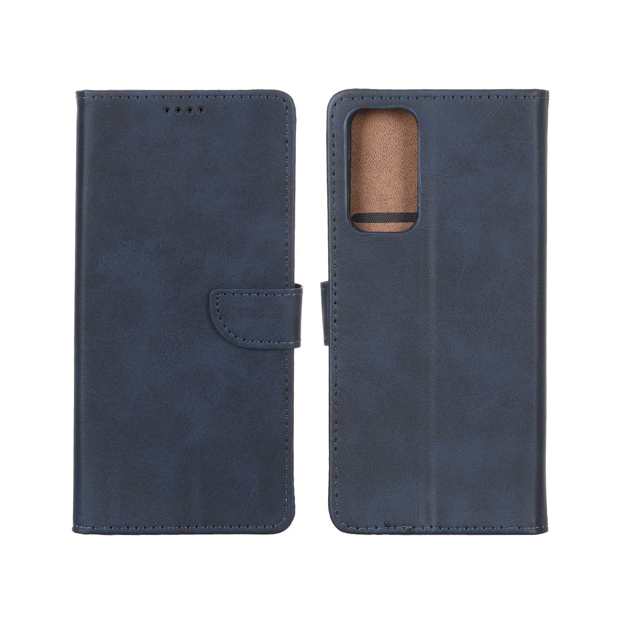 کیف چرمی موبایل مگنتی Xiaomi Redmi Note 12S / Xiaomi Redmi Note 11 4G / Redmi Note 11S - سرمه ای