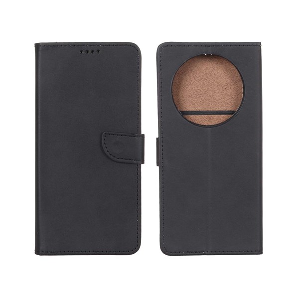 کیف چرمی موبایل مگنتی Xiaomi Redmi A3 / A3x / Poco C61 - مشکی