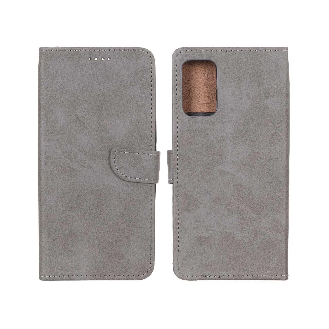 کیف چرمی موبایل مگنتی Xiaomi Poco M3 Pro / Redmi Note 10 5G / Redmi Note 11 SE - خاکستری