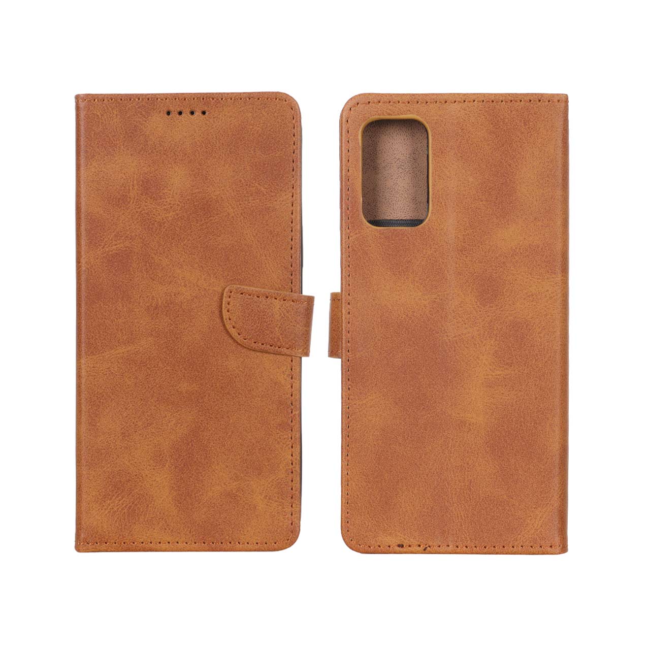کیف چرمی موبایل مگنتی Xiaomi Poco M3 Pro / Redmi Note 10 5G / Redmi Note 11 SE - عسلی