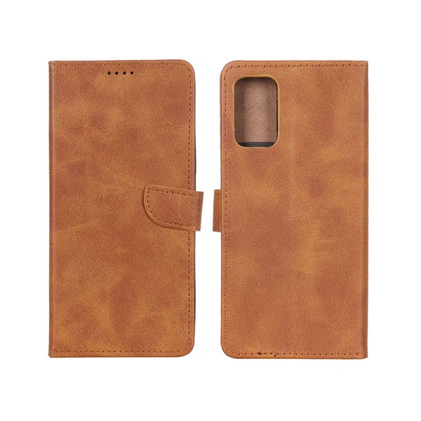 کیف چرمی موبایل مگنتی Xiaomi Poco M3 Pro / Redmi Note 10 5G / Redmi Note 11 SE - عسلی
