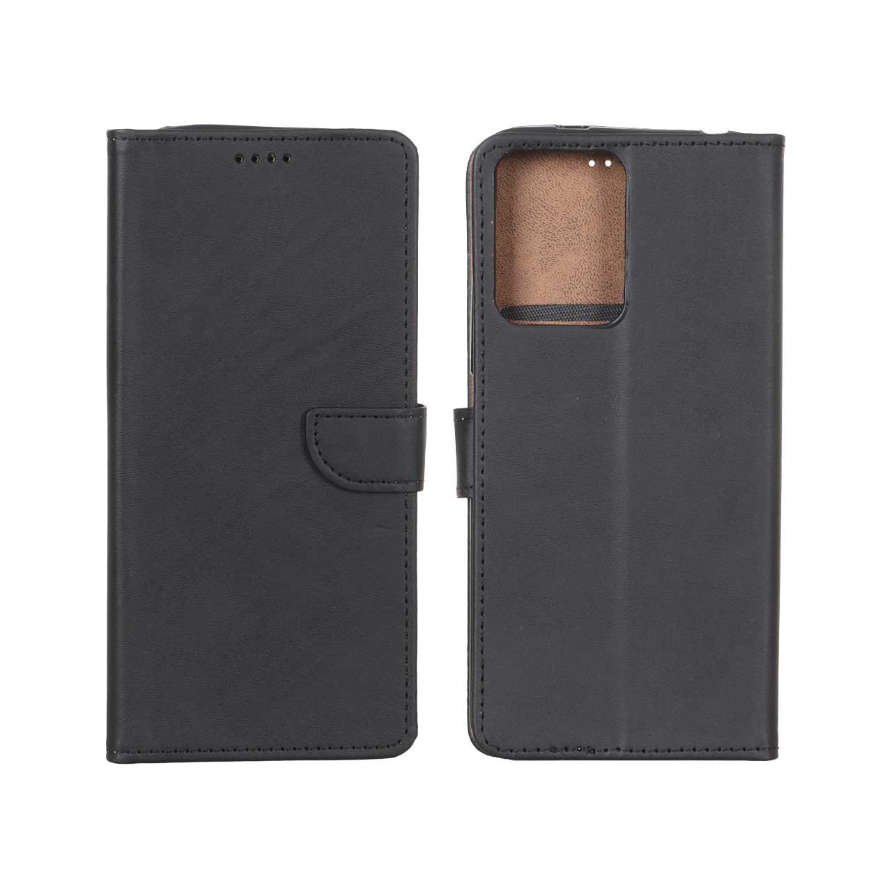 کیف چرمی موبایل مگنتی Xiaomi Redmi Note 12 4G - مشکی