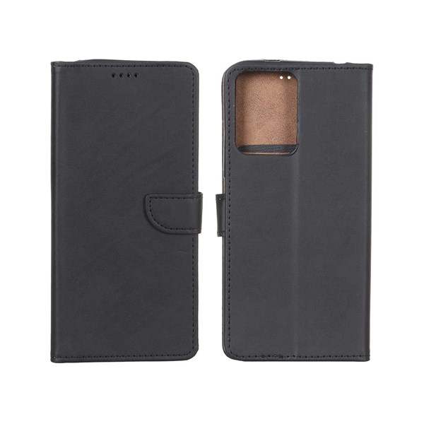 کیف چرمی موبایل مگنتی Xiaomi Redmi Note 12 4G - مشکی