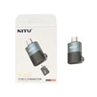 رم ریدر Nitu Type-C مدل NN38 - مشکی (گارانتی 18 ماه تعویض نیکان همراه)
