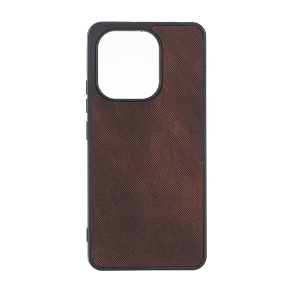 قاب جیر طرح پارچه ای Xiaomi Redmi Note 13 4G - قهوه ای