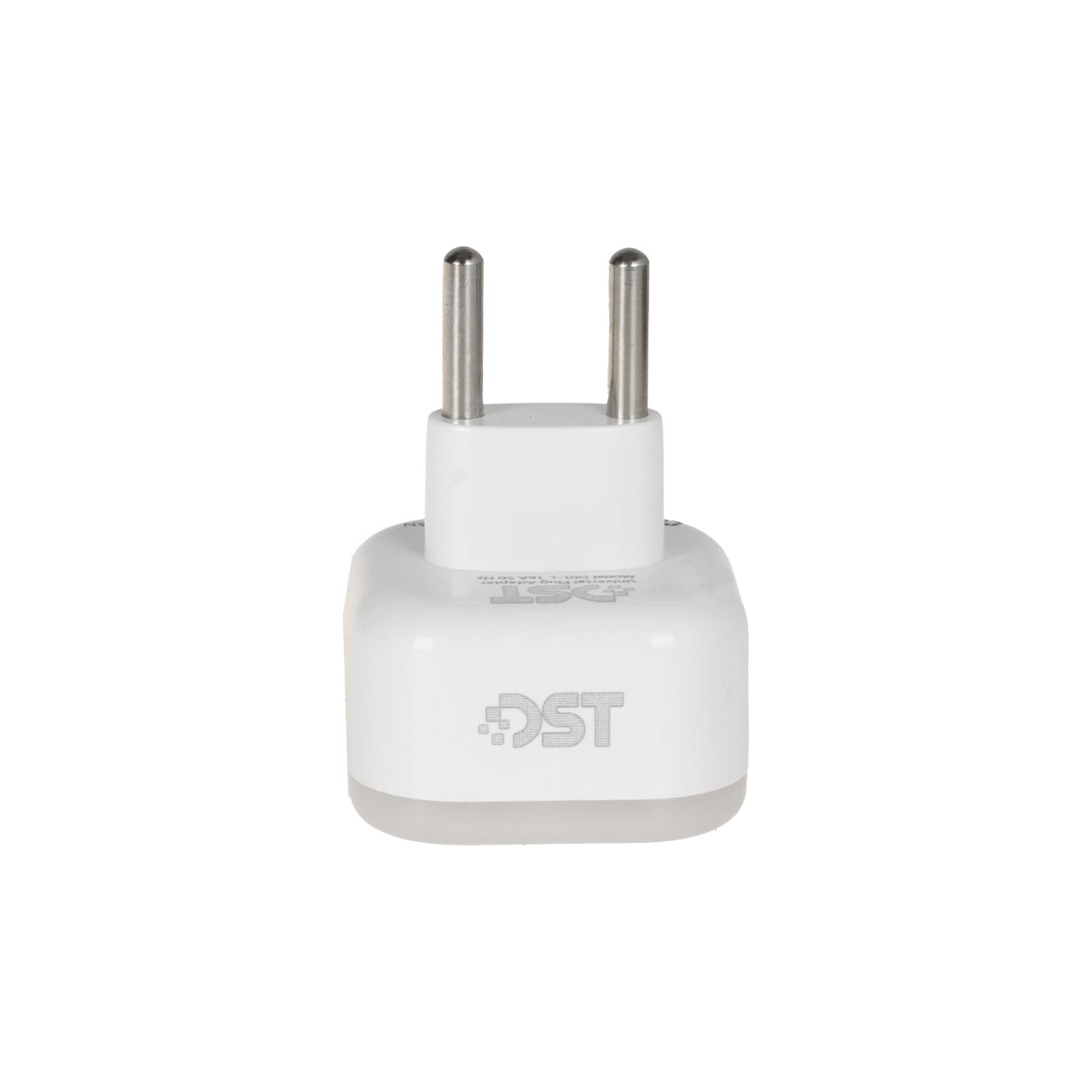 تبدیل برق 3 به 2 DST مدل D01-L - سفید - DST (شش ماهه شرکتی)