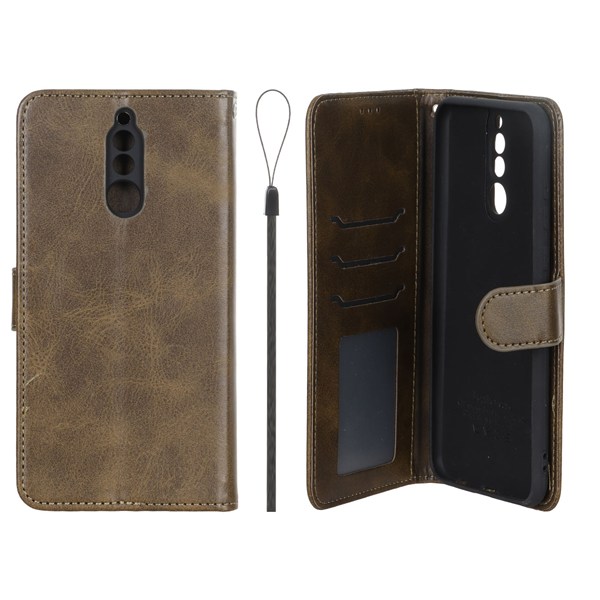 کیف موبایل مگنتی درجه یک داخل خز MNC Plus مدل Huawei Mate 10 Lite - سبز زیتونی