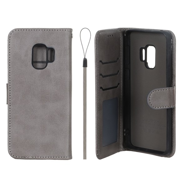 کیف موبایل مگنتی درجه یک داخل خز MNC Plus مدل Samsung Galaxy S9 - خاکستری