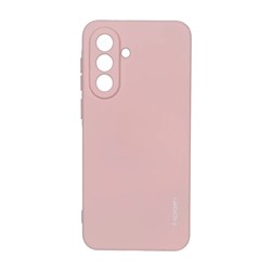 قاب سیلیکونی Spigen محافظ لنزدار Samsung Galaxy A37 - صورتی چرک