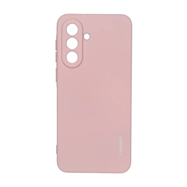 قاب سیلیکونی Spigen محافظ لنزدار Samsung Galaxy A37 - صورتی چرک