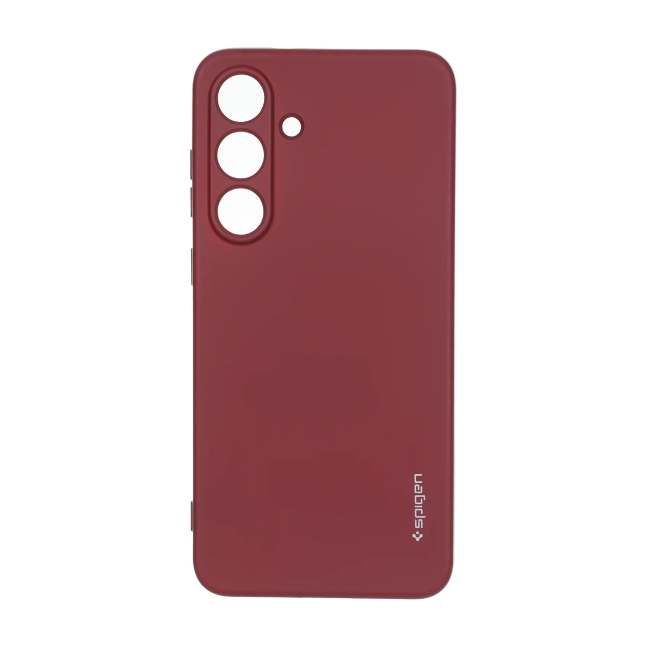 قاب سیلیکونی Spigen محافظ لنزدار Samsung Galaxy S25 FE - زرشکی
