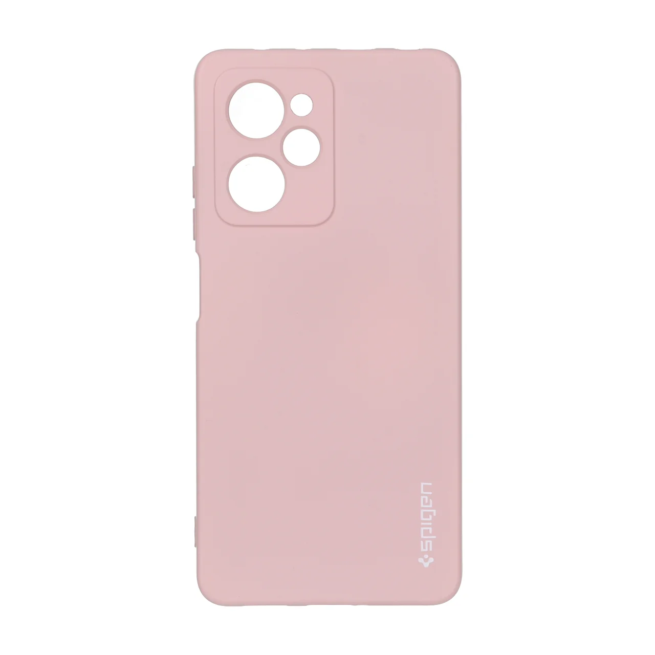 قاب سیلیکونی Spigen محافظ لنزدار Xiaomi Poco X5 Pro 5G - صورتی چرک