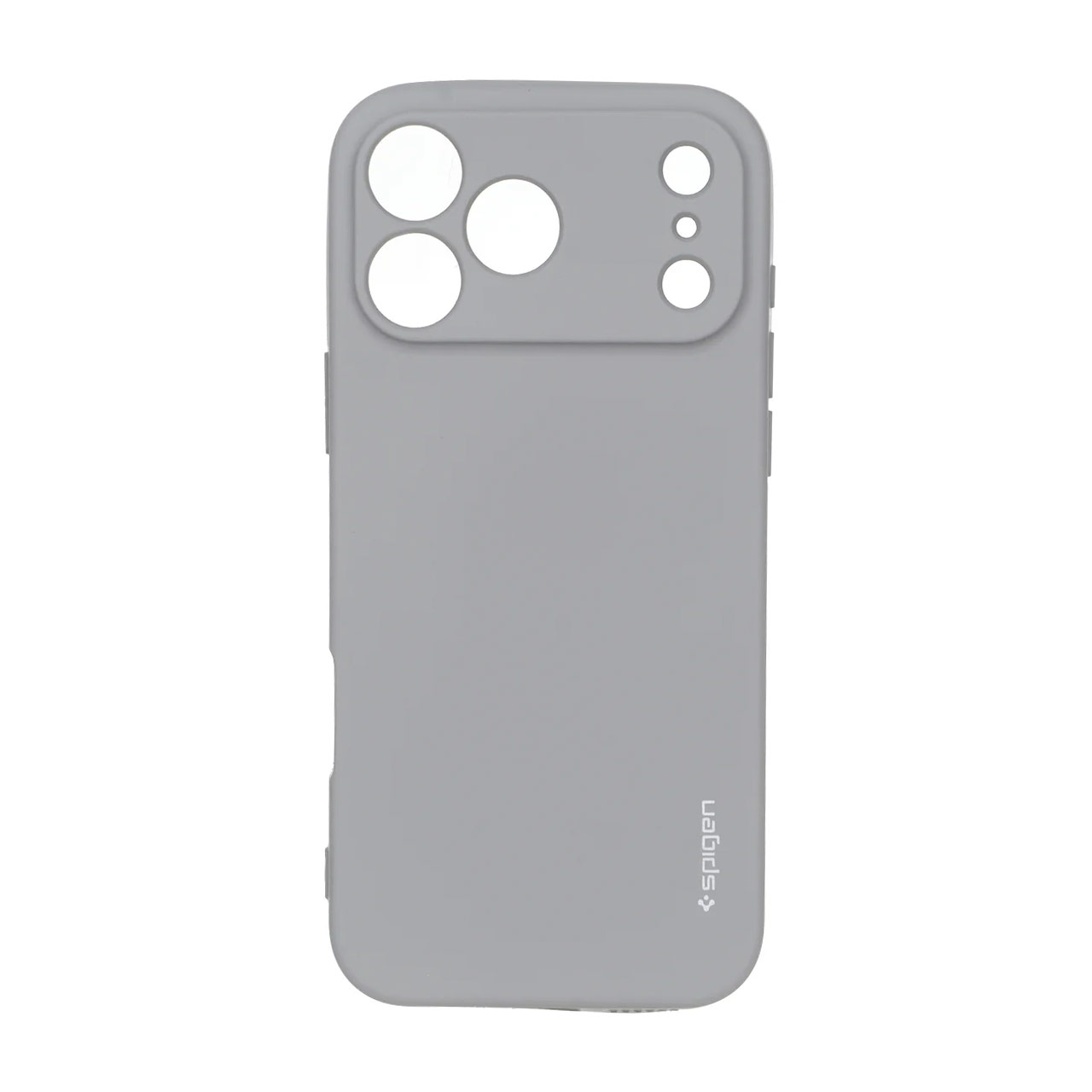قاب سیلیکونی Spigen محافظ لنزدار Apple iPhone 17 Pro Max - طوسی