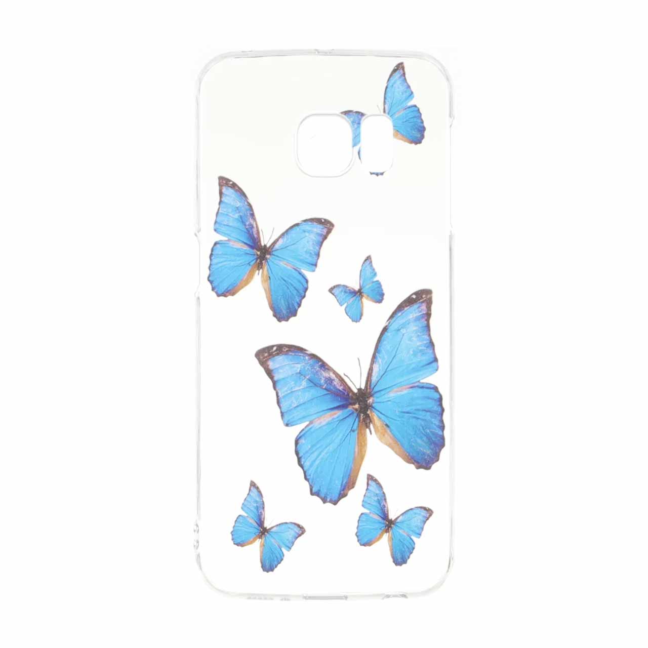 قاب پشت سخت شفاف طرح دار Samsung Galaxy S6 Edge - طرح 25