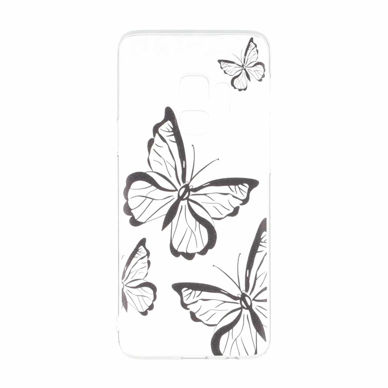 قاب پشت سخت شفاف طرح دار محافظ لنزدار Samsung Galaxy S9 - طرح 91
