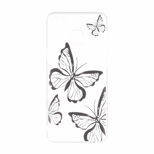 قاب پشت سخت شفاف طرح دار محافظ لنزدار Samsung Galaxy S9 - طرح 91