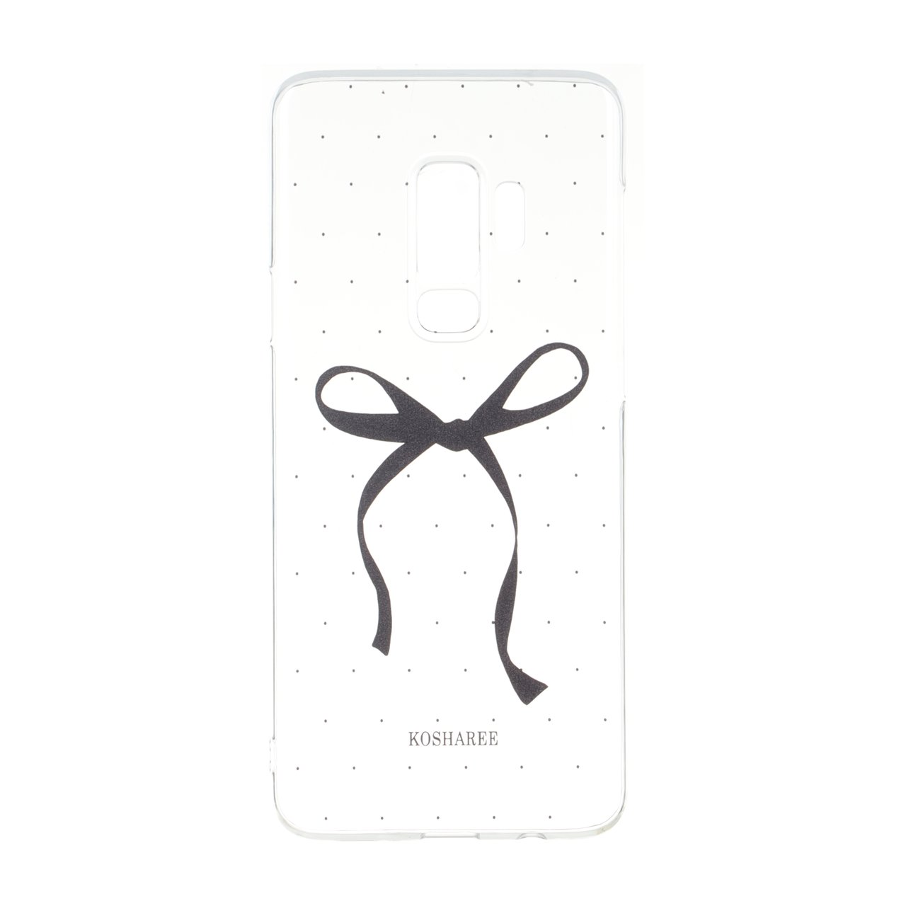 قاب پشت سخت شفاف طرح دار محافظ لنزدار Samsung Galaxy S9 Plus - طرح 107