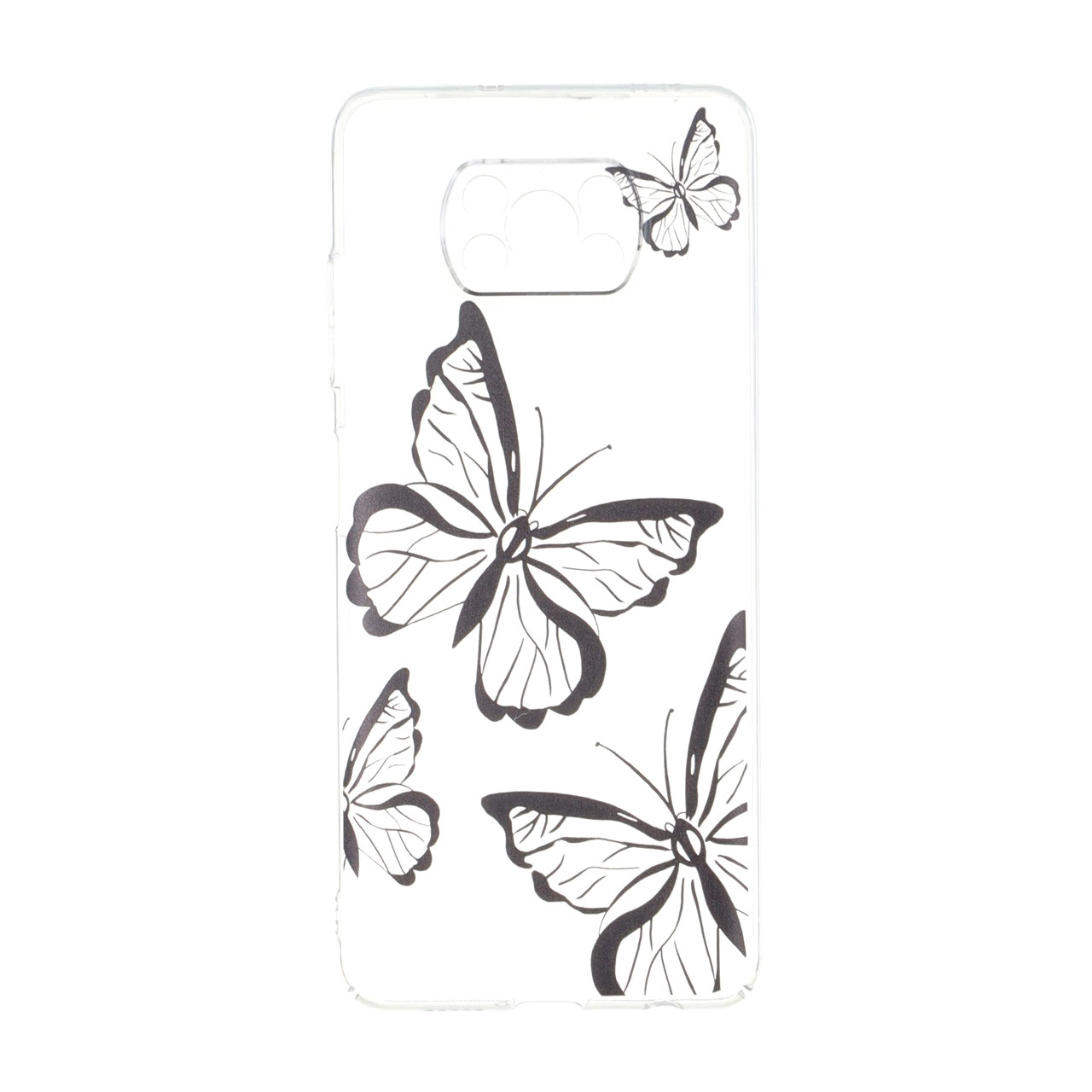 قاب پشت سخت شفاف طرح دار محافظ لنزدار Xiaomi Poco X3 / Poco X3 Pro / Poco X3 NFC - طرح 109
