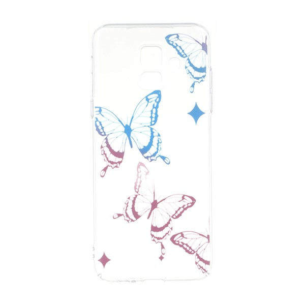 قاب پشت سخت شفاف طرح دار محافظ لنزدار Samsung Galaxy A6 - طرح 258