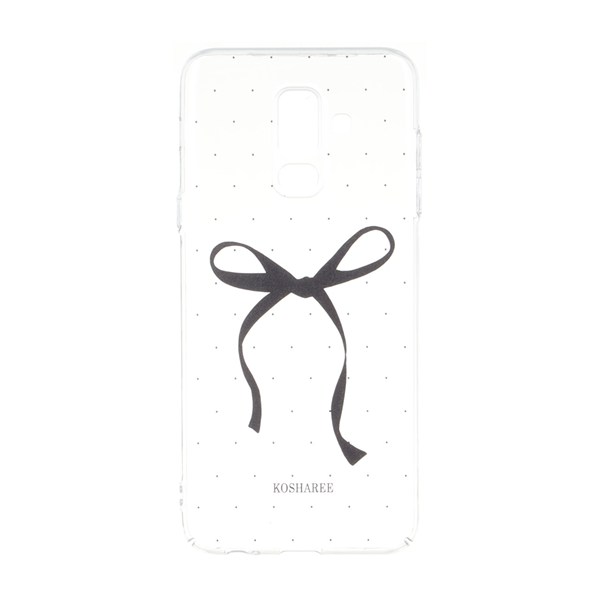 قاب پشت سخت شفاف طرح دار محافظ لنزدار Samsung Galaxy A6 Plus - طرح 391