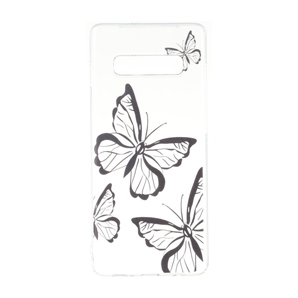 قاب پشت سخت شفاف طرح دار Samsung Galaxy S10 Plus - طرح 433