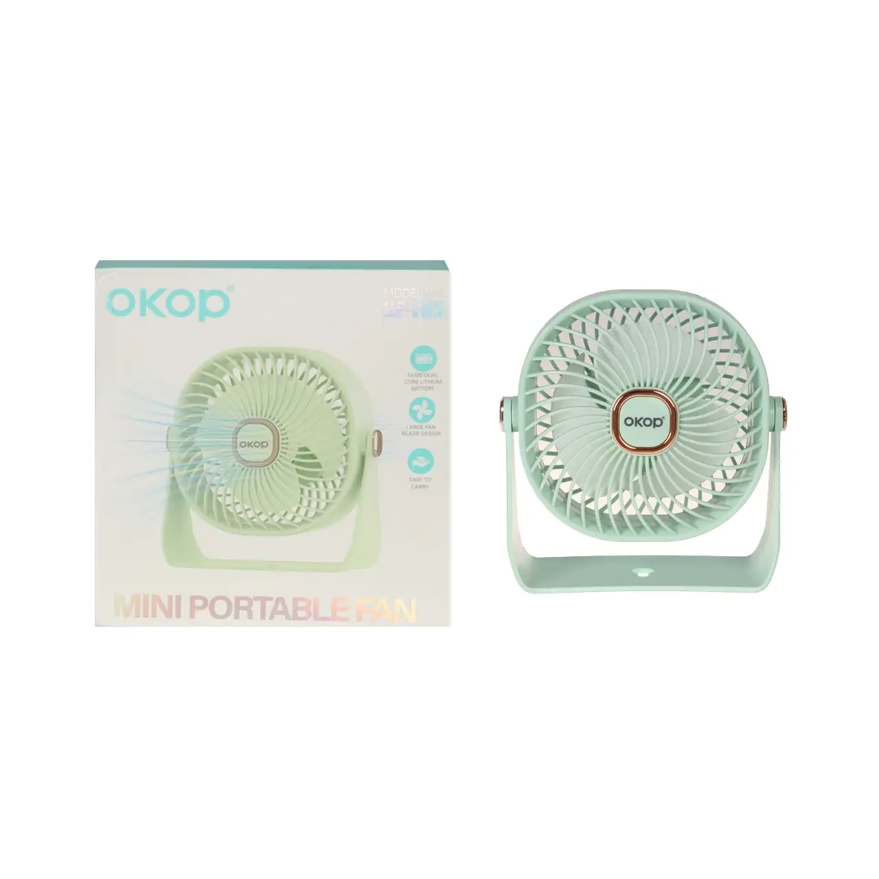 پنکه رومیزی Okop مدل KP-F05 - سبز