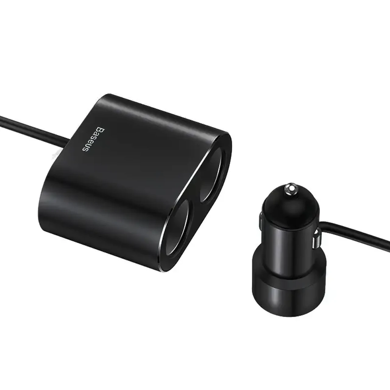 شارژر فندکی فست دو پورت 80W Baseus مدل CRDYQ-01 - مشکی (گارانتی 24 ماهه آونگ)