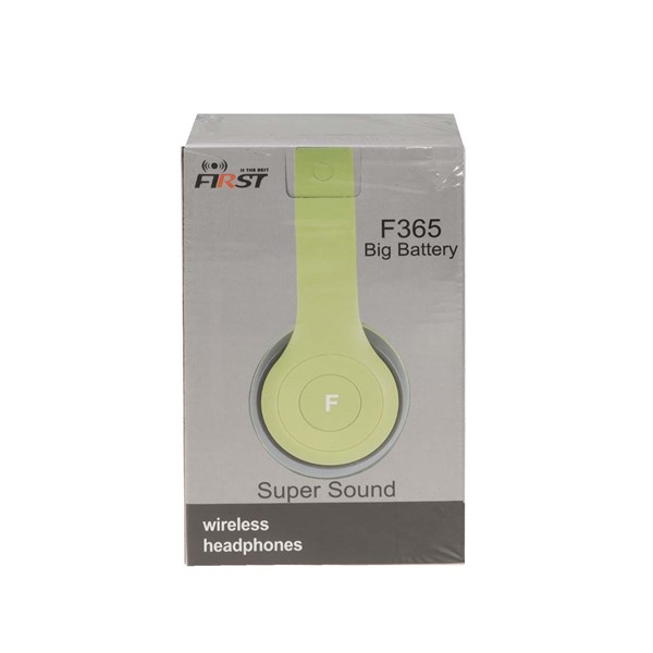 هدفون بی سیم First مدل F365 - سبز - MMS (گارانتی شش ماهه YA)