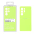قاب سیلیکونی پاک کنی اورجینال درجه یک Samsung Galaxy S25 Ultra - سبز فسفری (پک دار)