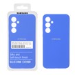 قاب سیلیکونی پاک کنی اورجینال درجه یک Samsung Galaxy A35 - آبی کاربنی (پک دار)