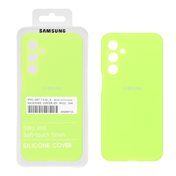قاب سیلیکونی پاک کنی اورجینال درجه یک Samsung Galaxy A16 - سبز فسفری (پک دار)