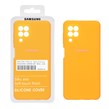 قاب سیلیکونی پاک کنی اورجینال درجه یک Samsung Galaxy A22 4G / M22 / M32 4G / F22 - نارنجی فانتزی (پک دار)
